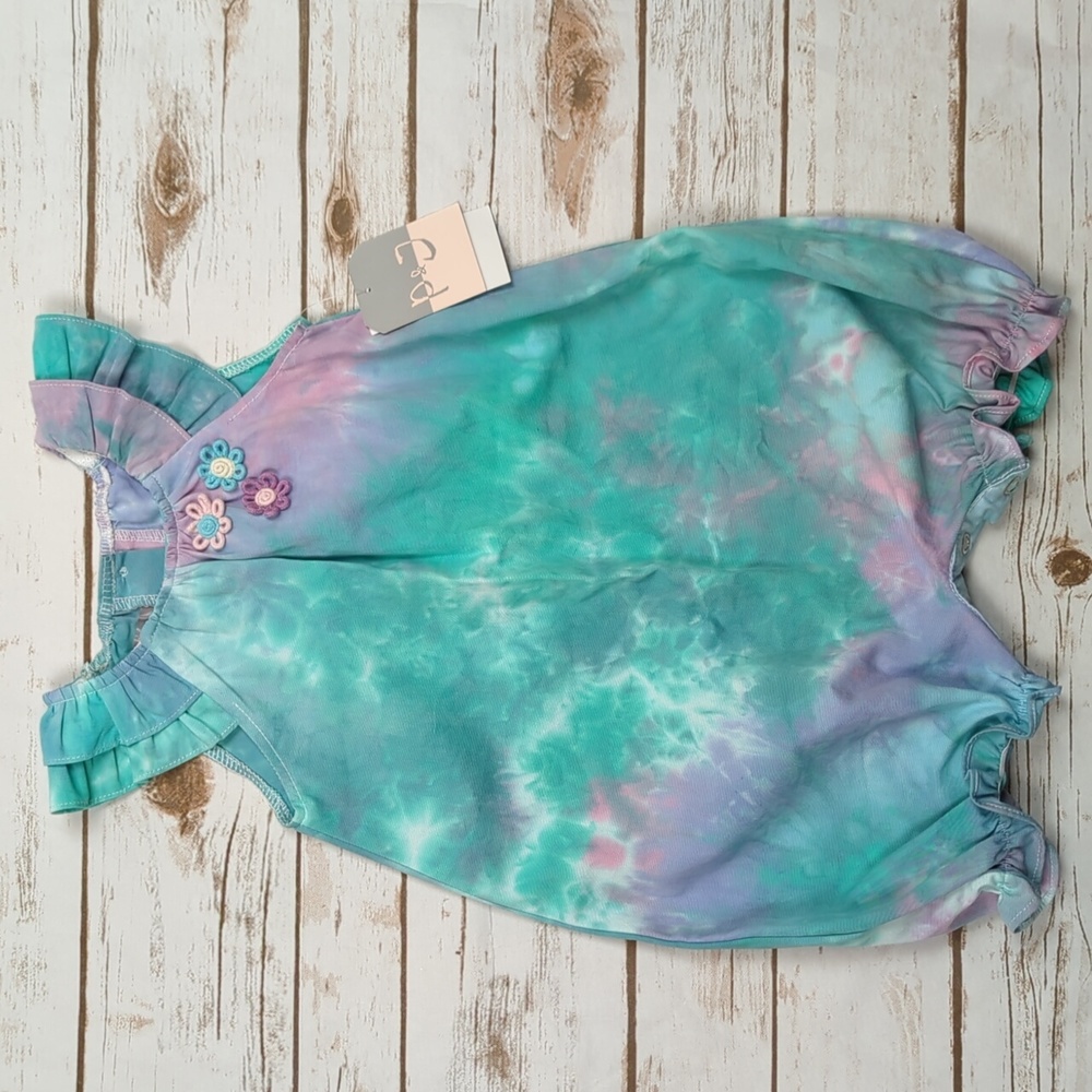 NWT! Pippa & Julie Tie Dye Romper 18M